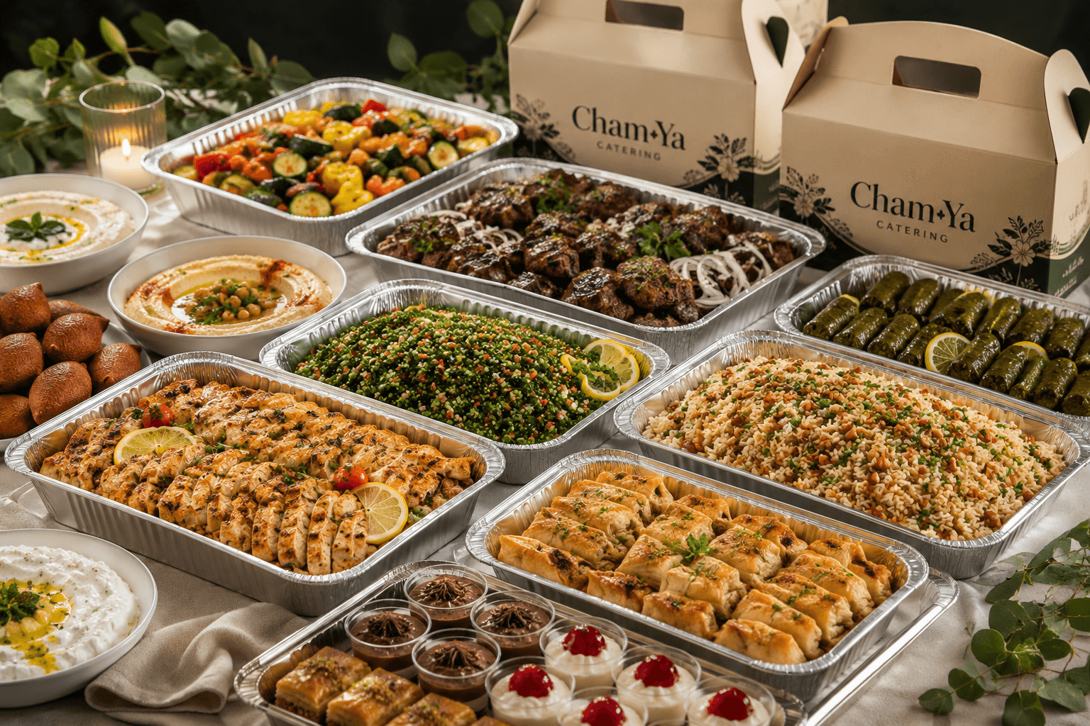 Catering package deals from Cham-Ya