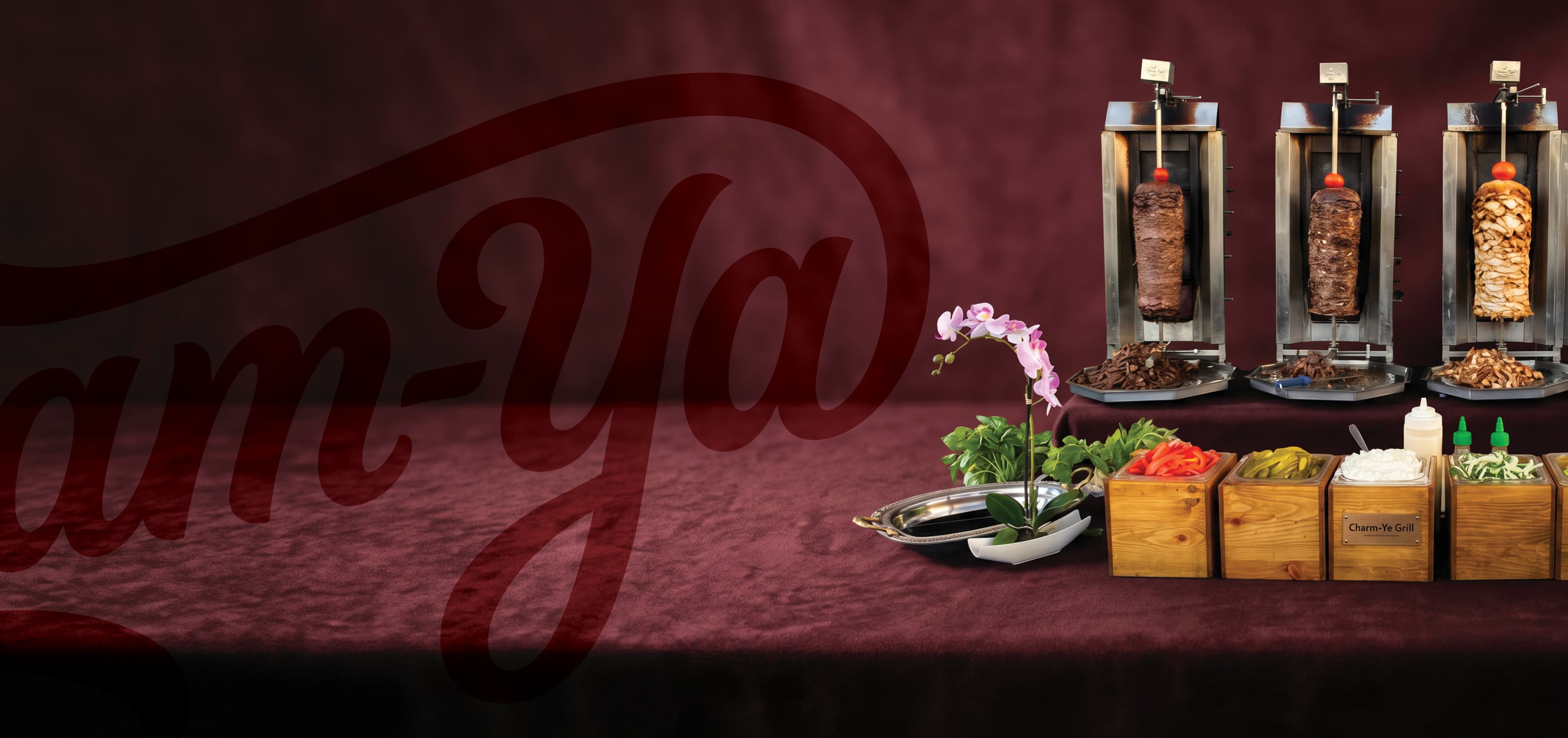 Elegant catering setup for special occasions by Cham-Ya