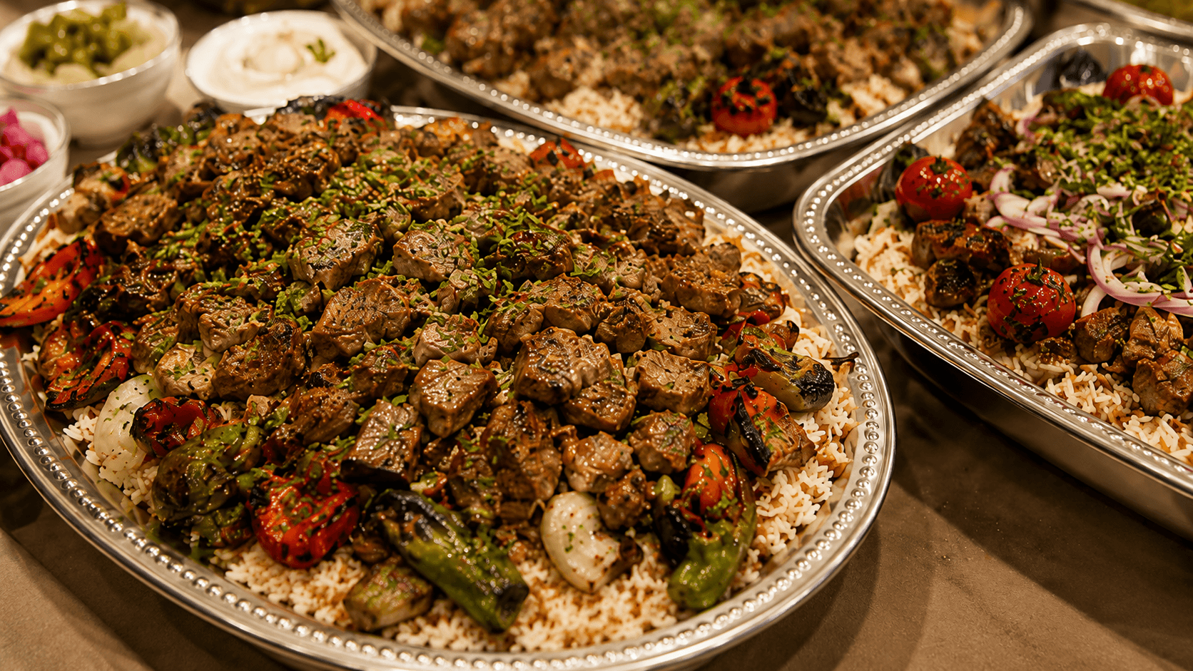 Chopped beef or lamb trays from Cham-Ya