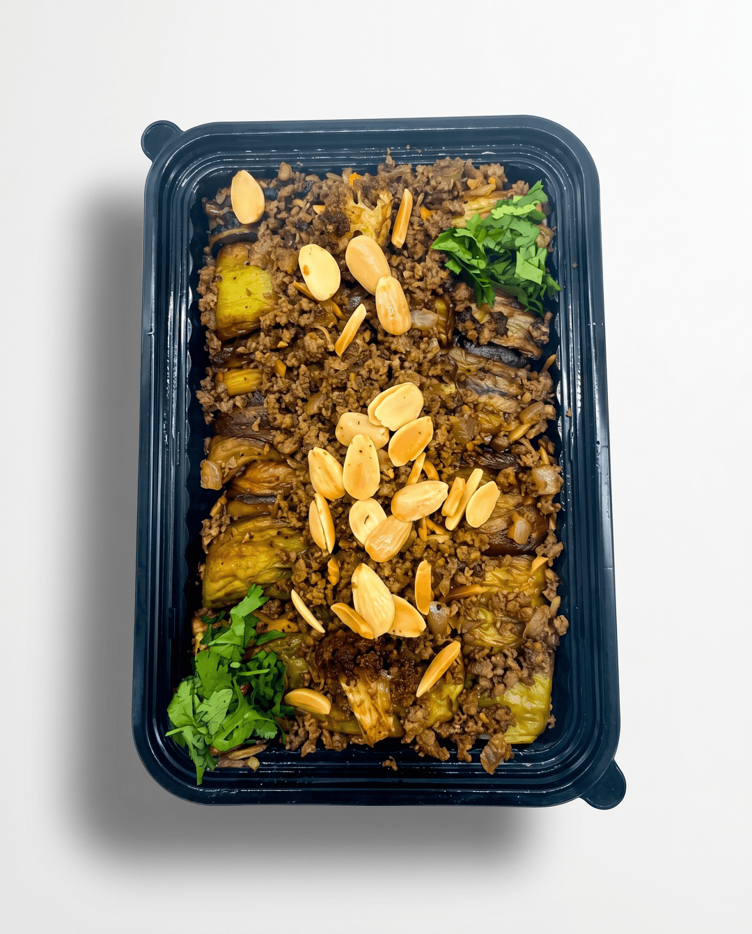 38 oz Meat Makloubeh with Rice and Eggplant