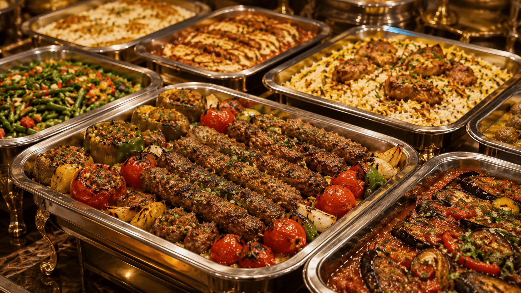 Hot Middle Eastern food from Cham-Ya