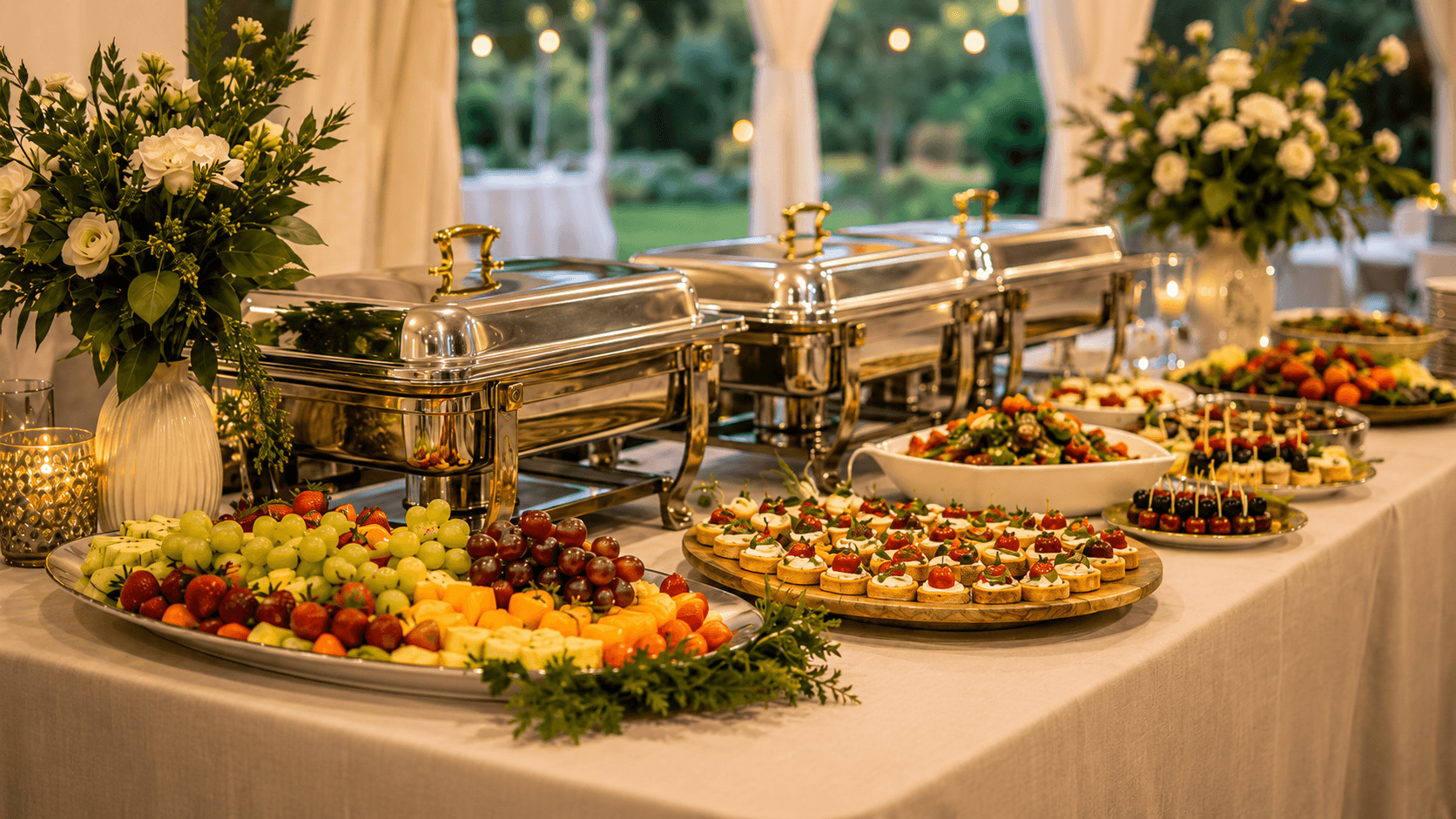 On-site catering service from Cham-Ya